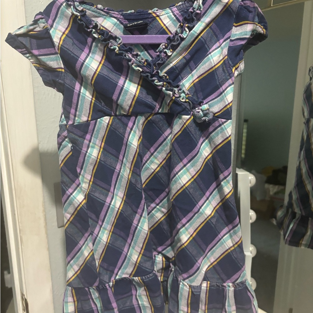 Faded Glory Multicolor Plaid Dress